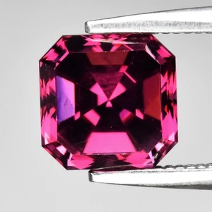 💎 1.75ct VS Octagon Natural Purplish Pink Rhodolite Garnet - Tanzania Gemstone - Picture 1 of 4