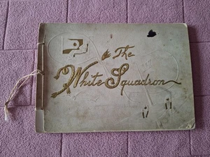 WOOLSON SPICE LION COFFEE - USS NAVY WHITE SQUADRON SERIES - TRADE BOOKLET ALBUM - Picture 1 of 8