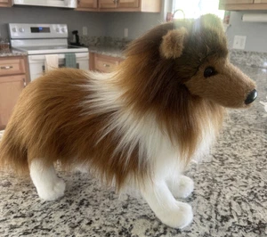 Douglas Kuscheltiere Sheltie Collie Hund Plüschtier 15 Zoll Dixie #295 mit Etikett - Bild 1 von 11