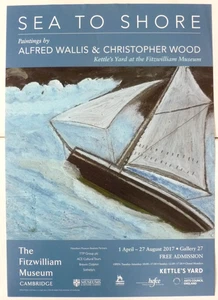 ALFRED WALLIS UND CHRISTOPHER WOOD Schiff an Land 2017 KUNSTAUSSTELLUNG POSTER - Bild 1 von 6