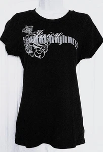 Vintage Juicy Couture "Royal Highness" Crown Strass/Glitzer Tee, Flügelärmel - Bild 1 von 6