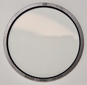 Canon Rangefinder RF 40mm UV Filter #17 - Picture 1 of 9