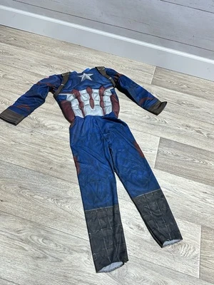 Disfraz de Halloween Capitán América Niños Acolchado Mediano Sin Escudo Med 8-10 #2 Foto 1 de 4