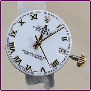 BOLD ROMAN Rolex Cal 2135 Mid Size 31mm DATEJUST QUICK SET  AUTOMATIC Movement. - Picture 1 of 11