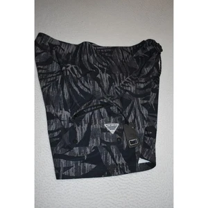 Columbia PFG Swimming Board Shorts Mens Size 40 Performance Fishing Gear Black - Picture 1 of 7