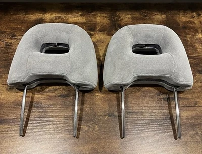 1998-2002 Subaru Forester Front Seat Head Rests Rest Set Gray Cloth OEM Nice!✨✨✨ Foto 1 de 2