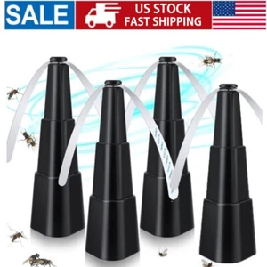 4 Pack Fly Repellent Fans - Keep Pests Away From Outdoor/Indoor Tables, Picnics - Picture 1 of 16
