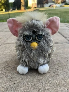 Furby Tan and Brown with Pink Ears Tested - Picture 1 of 3