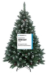 120-270 cm künstl. Weihnachtsbaum Christbaum Tannenbaum Baum, Deko mit Schnee - Bild 1 von 8