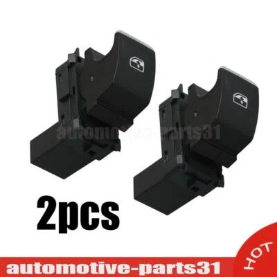 2x Black Window Regulator Button fits Volkswagen Tiguan Atlas Golf 2016-2021 Foto 1 de 4