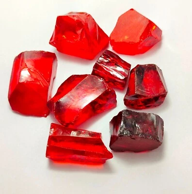 天然橙色锆石未经处理未加热粗糙散装宝石套装 — 第 1/4 张图片