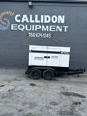 2014 70kVA Multiquip Whisperwatt DCA70SSJU4I Trailer Mounted Diesel Generator - Image 1 of 4