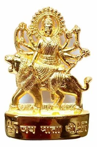 DURGA IDOL DURGA STATUE MURTI GODDESS WITH A HEART OF A MOTHER for wealth luck - Picture 1 of 3