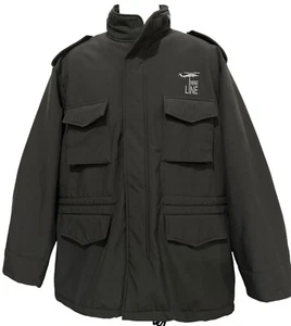 Rothco Field Mens Jacket M-65 Shell Black Epaulets Zip Hood Adj Waist Hem M - Imagen 1 de 13