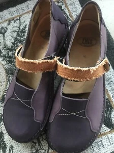 Loints of Holland Halbschuhe Ballerinas mit Klettverschluss Lila Gr.39 - Bild 1 von 6