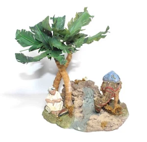 Grandeur Noel Nativity Set 5" X 6" Replacement Oasis Resting Man Camel Figurine - Picture 1 of 4