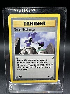 Trash Exchange 126/132 1st First Edition Gym Heroes Trainer Pokemon Card M/NM