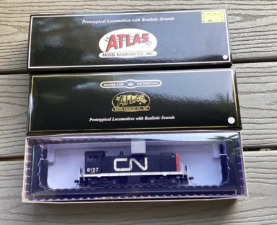 ATLAS 1/87 HO SCALE CN CANADIAN NATIONAL S-2 RD. #8127 DCC / SOUND 10003395 F/S - Image 1 of 4