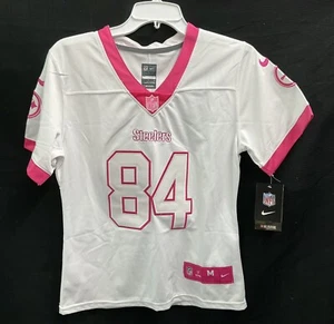 Nike Antonio Brown #84 Pink & White Jersey Women Size Medium - Picture 1 of 4