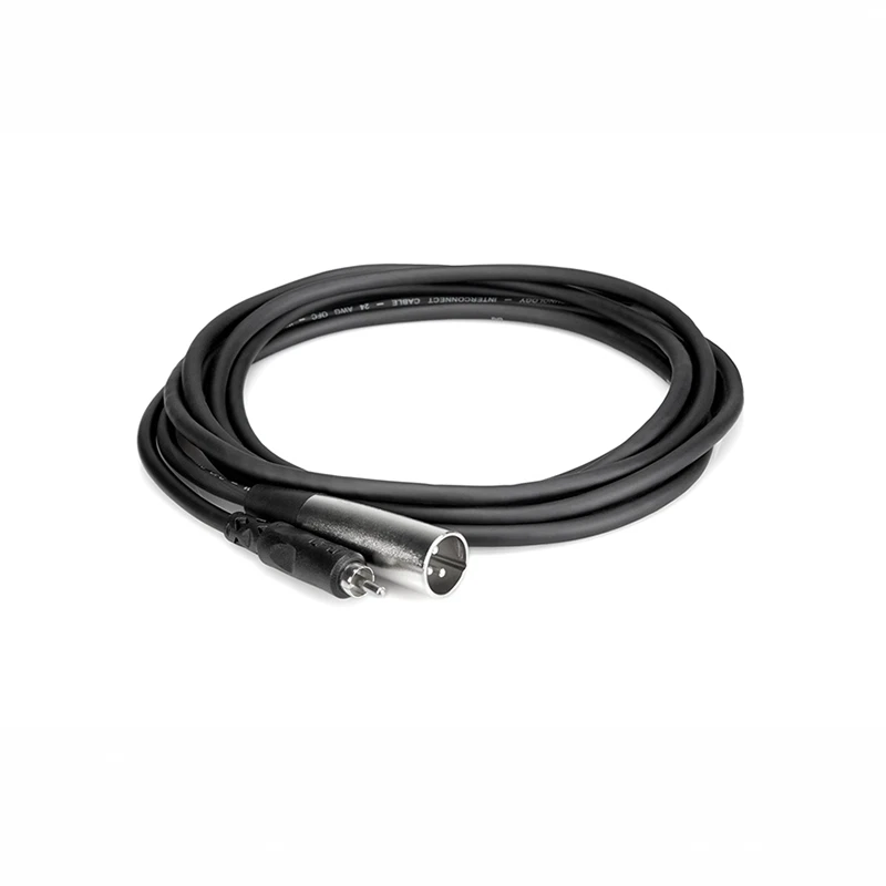 Hosa XRM103 Technology RCA Male to 3-Pin XLR Male Metal Audio Cable - 3' - Image 1 of 1