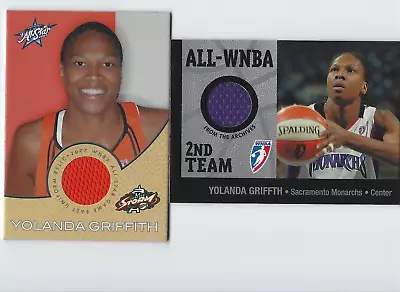 YOLANDA GRIFFITH Sacramento MONARCHS Basketball 2008 Jersey WNBA Card + - Image 1 of 2