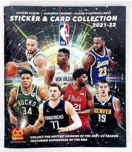 PANINI 2021-22 NBA Sticker & Card Collection Album 10 Stickers Included - Picture 1 of 1