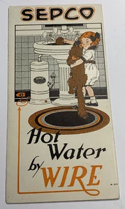 Sepco Hot Water Heater Brochure Warren Pennsylvania Sanford Maine Plumbing 1920 - Picture 1 of 10
