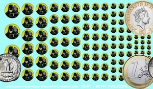 Clan Jade Falcon - 89th Falcon Striker - Decalcomanie per scivoli d'acqua per Battletech - Foto 1 di 1