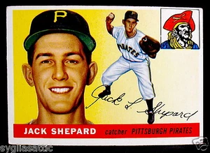 1955 Topps JACK SHEPARD #73 Baseball Card-VG/EX Condition-PITTSBURGH PIRATES - Foto 1 di 2