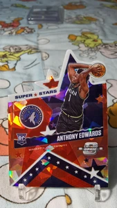 2020-21 Contenders Optic Anthony Edwards Super Stars Red Cracked Ice #7 READ - Picture 1 of 3