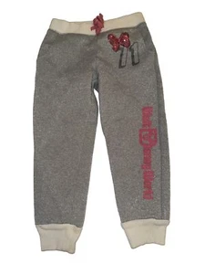 Disney World Parks Girls Silver Glittery Sweat Pants Minnie Mouse Size XS 5/6 - Picture 1 of 3