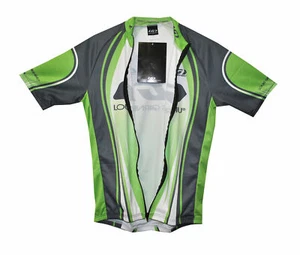 Camiseta de ciclismo de carretera Louis Garneau S ajuste profesional raglan cremallera completa hecha en EE. UU. - Imagen 1 de 3