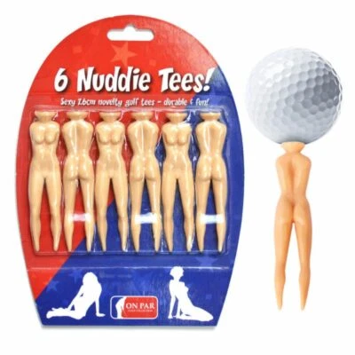 On Par Neuheit Golf Tees nackt Damen T-Shirt Geschenkset Weihnachten Strumpf Füller