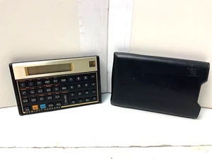Tested ! HP 12C Calculator Handheld Vintage Computer Hewlett-Packard *Slip Case* - Picture 1 of 6