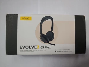 Jabra Evolve2 65 Flex - MS Teams Stereo - Wireless Headset (Bluetooth) - Picture 1 of 4