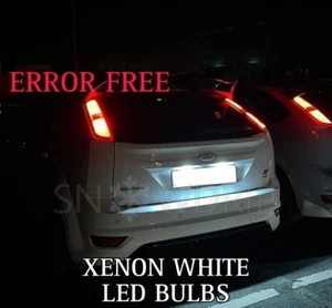 Para FORD FOCUS MK2 2009+ LED XENÓN BLANCO MATRÍCULA BOMBILLAS ACTUALIZACIÓN CANBUS - Imagen 1 de 1