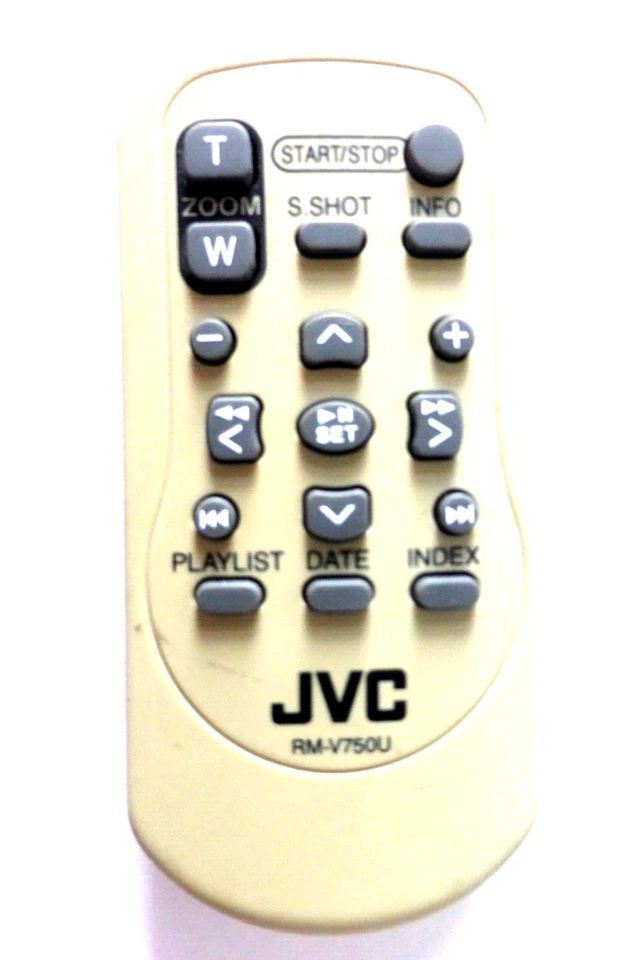 JVC  HARD DRIVE CAMCORDER REMOTE CONTROL RM-V750U for GZHD3 GZHD3U - Image 1 of 1
