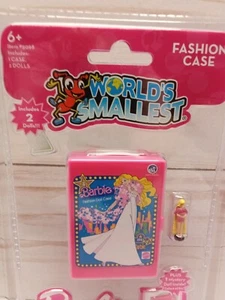 BARBIE MATTEL 2023 WORLDS SMALLEST FASHION CASE with 2 dolls NIP New - Picture 1 of 6