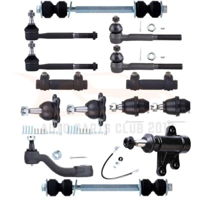 All 14Pcs Front Ball Joints Tie Rods Suspesion Kit For GMC Chevy K1500 Suburban Foto 1 de 4
