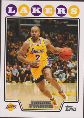 Baloncesto Derek Fisher 2008-09 Topps # 94 Los Angeles Lakers Foto 1 de 2