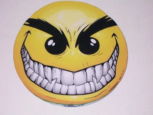 Mean Evil Smile Face Decal Sticker Fit Car Truck Window SUV Decals Stickers - Picture 1 of 1
