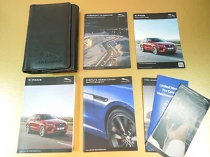 2017 JAGUAR E-PACE OWNERS MANUAL SET FACTORY OEM MINT - Picture 1 of 6