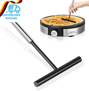 QESSUVNC Crepes Verteiler Edelstahl Crepes Teigverteiler 20Cm Teig Galettes Pfan - Bild 1 von 12