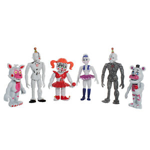 4" Five Nights At Freddy's Action Figures FNAF Toys for Kid Gift Lot of 6