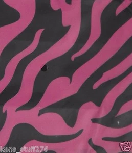 Zebra Stripe Cello Bags, Birthday, Bachelorette Party, Baby Shower - HOT PINK - Picture 1 of 2