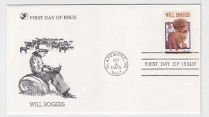 TurtlesTradingPost- Will Rogers- 1979 #1801  FDC -  Readers Digest Cachet - Picture 1 of 1