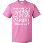 T-Shirt Inktastic Parkinsons Disease Awareness Band Monat Spaziergang Herren Erwachsene T-Shirts