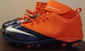 Nike Lunarlon Superbad Pro Football Cleats Mens Size 16 Orange Blue 534994-810 - Picture 1 of 5