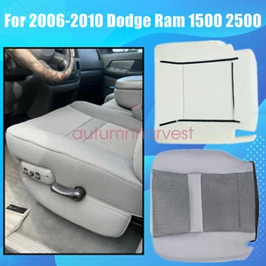 Fits 2006-2010 Dodge Ram 1500 2500 3500 Driver Bottom Seat Cover & Foam Cushion - Foto 1 di 15