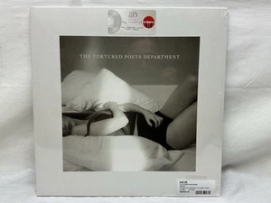 Taylor Swift The Tortured Poets Department 2LP Phantom Clear Vinyl Record Sealed - Imagen 1 de 7